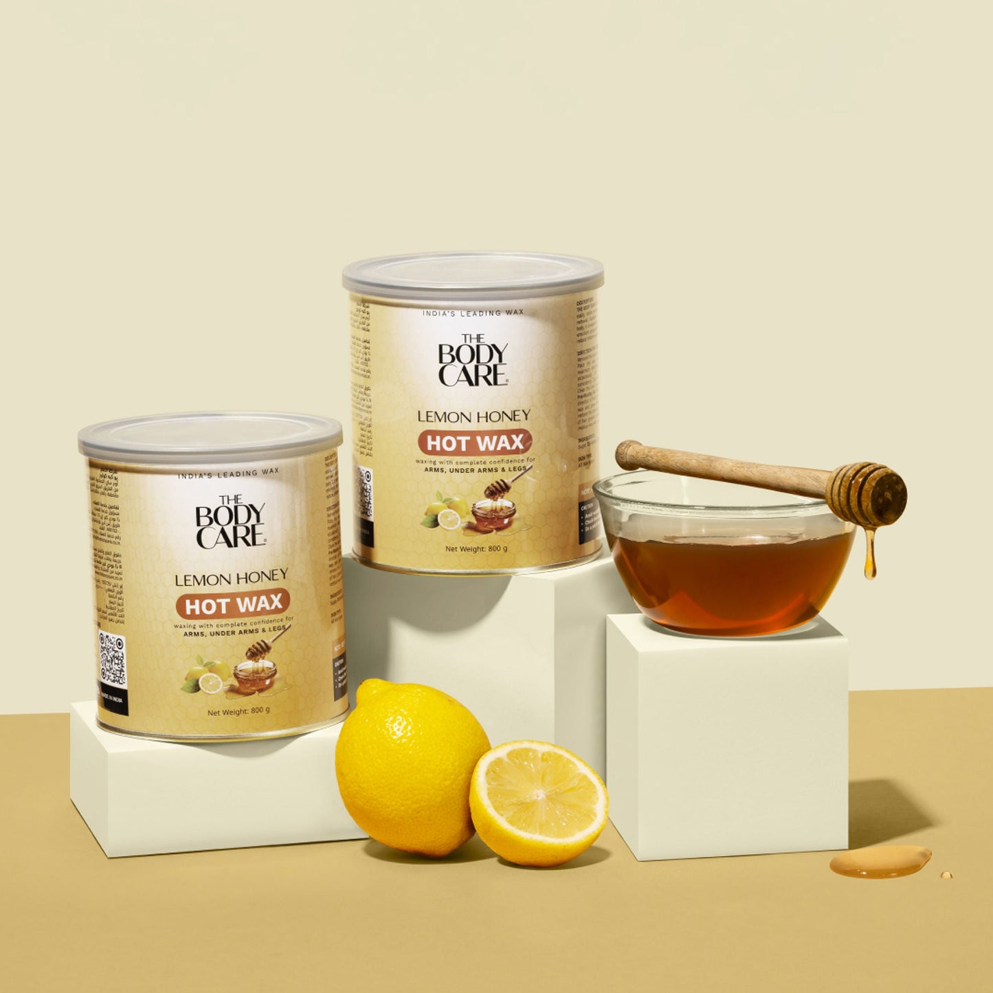The Body Care Lemon Honey Hot Wax