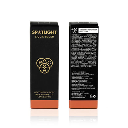 PAC Studio Spotlight Liquid Blush - Soft Coral