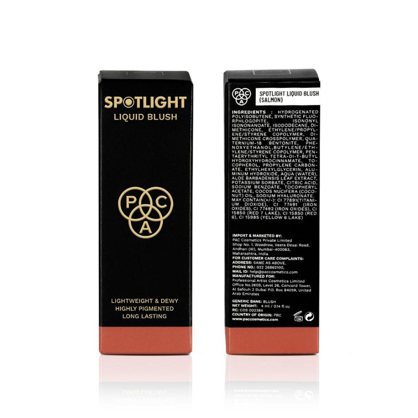 PAC Studio Spotlight Liquid Blush - Salmon