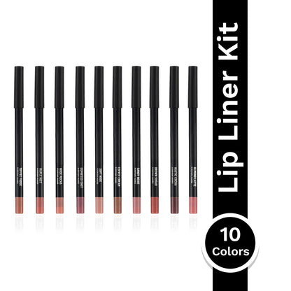PAC Studio 24H Lip Liner Kit Everyday Nude - 24H Comfortable Wear, Highly Pigmented, Waterproof Smudgeproof