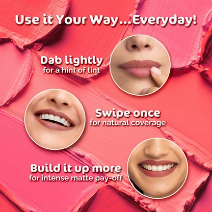 Mamaearth Creamy Matte Long Stay Lipstick - Pink Camellia