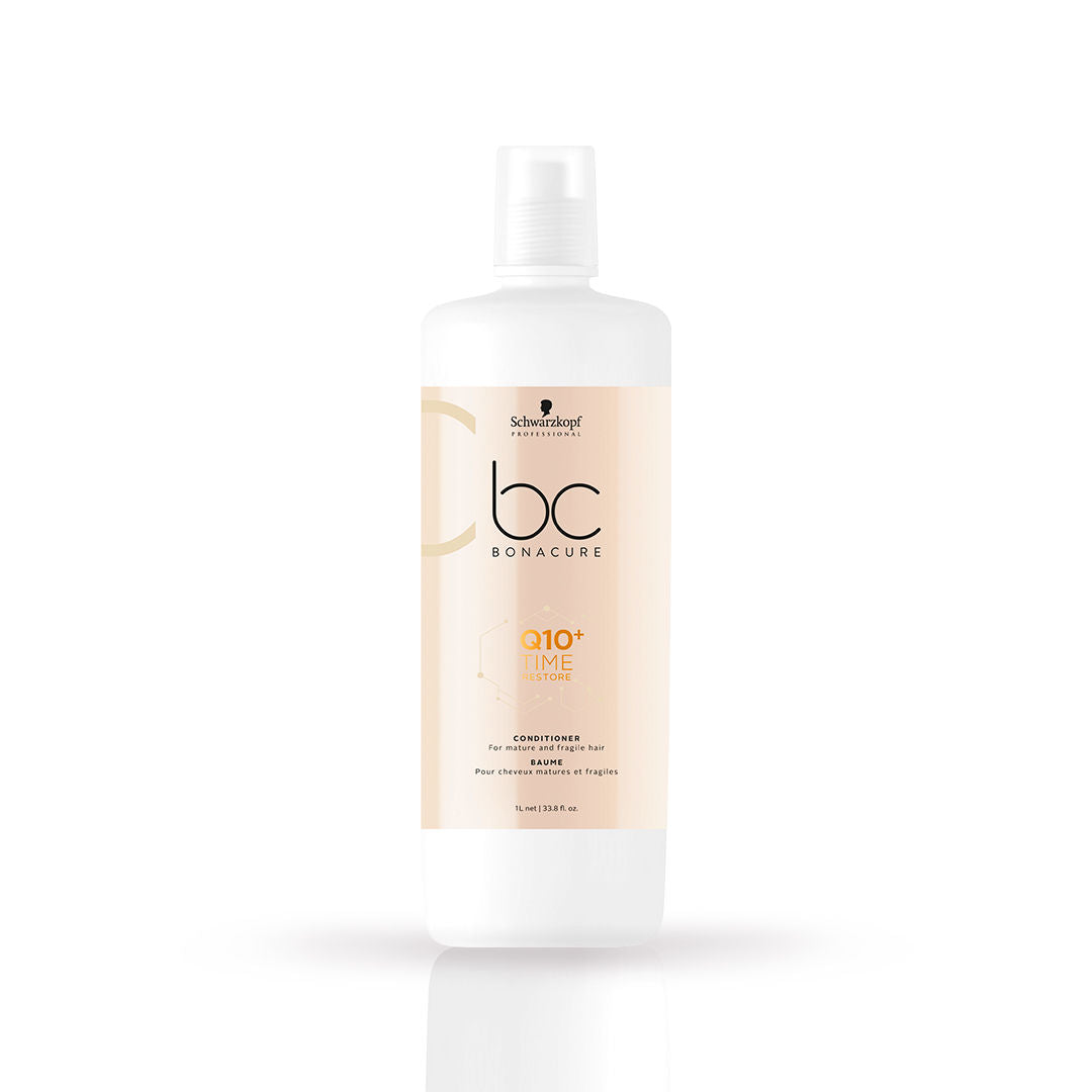 Schwarzkopf Professional Bc Time Restore Conditioner Q10+ For Mature Hair - 1000 ml