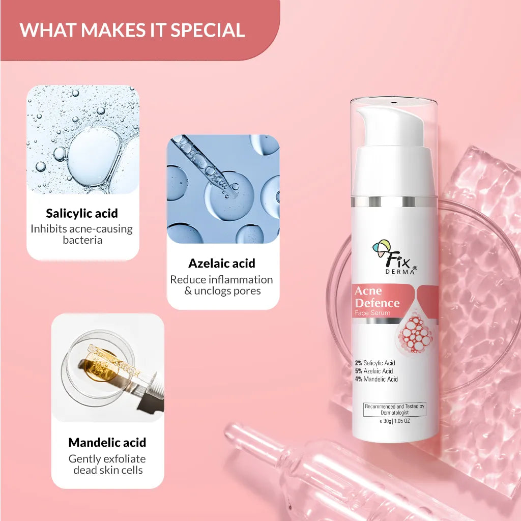 Fixderma Acne Defence Face Serum - 30 gms