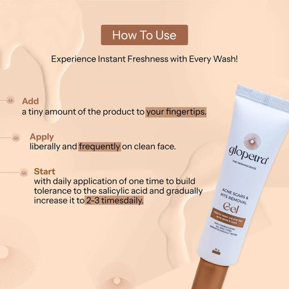Glopetra Acne Scars & Pits Removal Gel