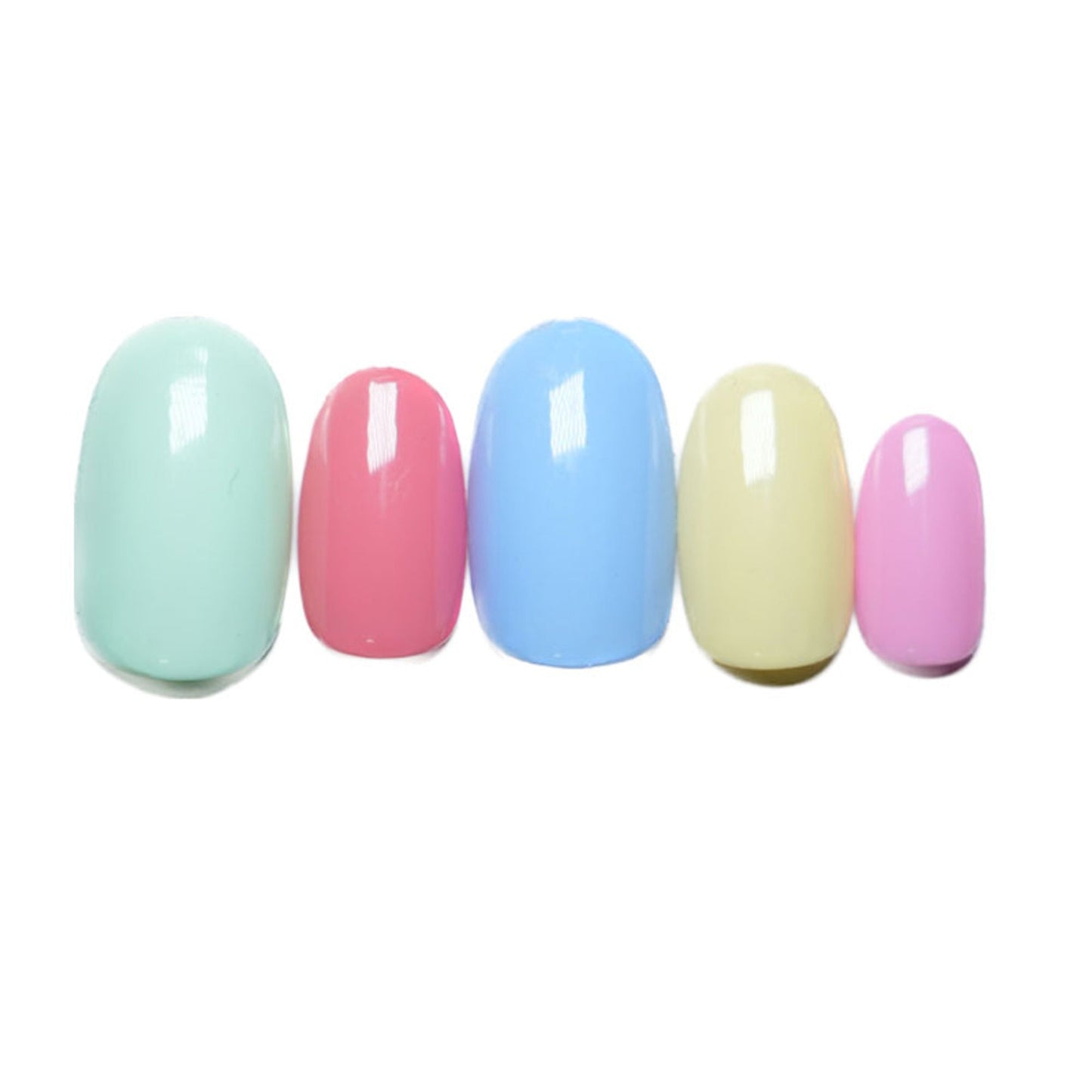SOEZI Colorful And Confused Reusable Press On Nails - Ready To Wear Kit