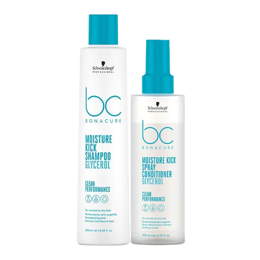 Schwarzkopf Professional Bc Hyaluronic Moisture Kick Conditioner & Shampoo Combo