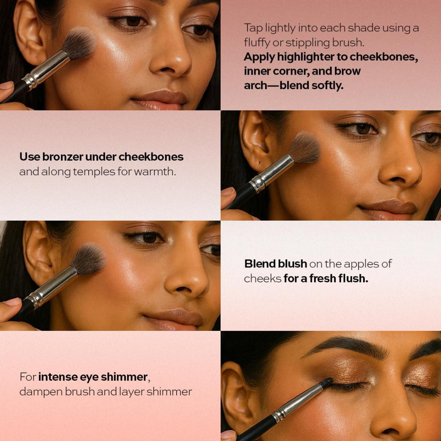 Makeup Revolution Highlighter Cheek Kit - Take A Breather