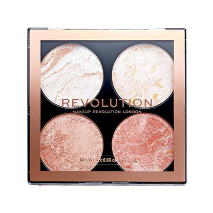 Makeup Revolution Highlighter Cheek Kit - Take A Breather