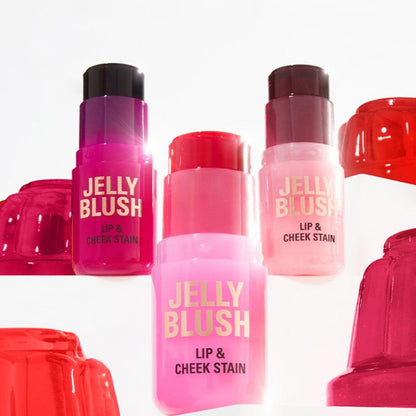 Makeup Revolution Jelly Blush Stick Lip and Cheek Stain - Cherry Red