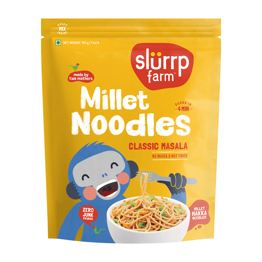 Slurrp Farm Classic Masala Millet Noodles - 192 gms