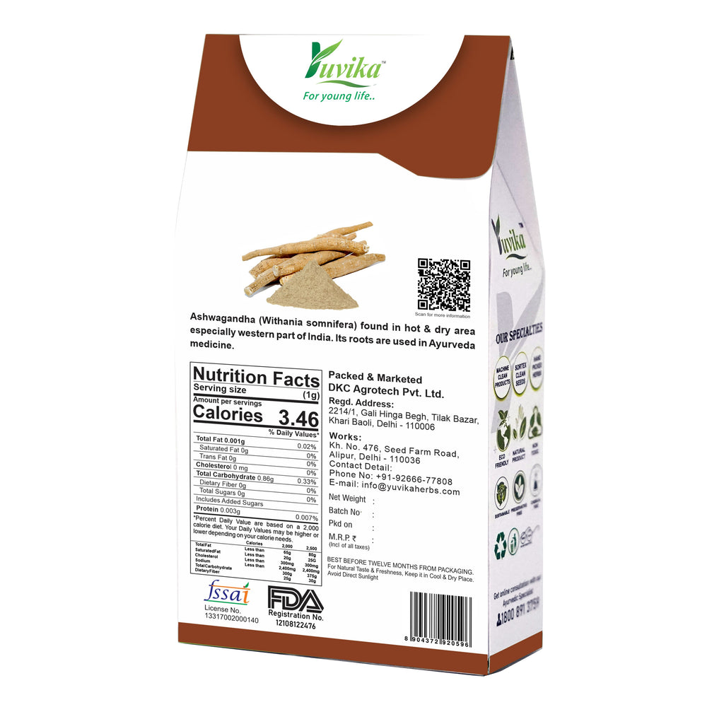 Yuvika Ashwagandha Powder - 100gms