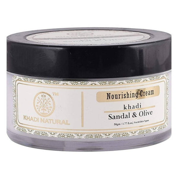 Khadi Natural Sandal & Olive Nourishing Cream - 50 gm