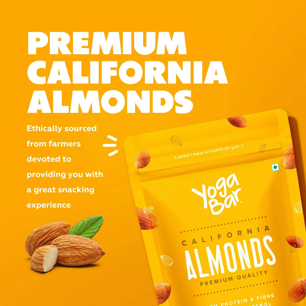 Yogabar California Almonds - 500 gms
