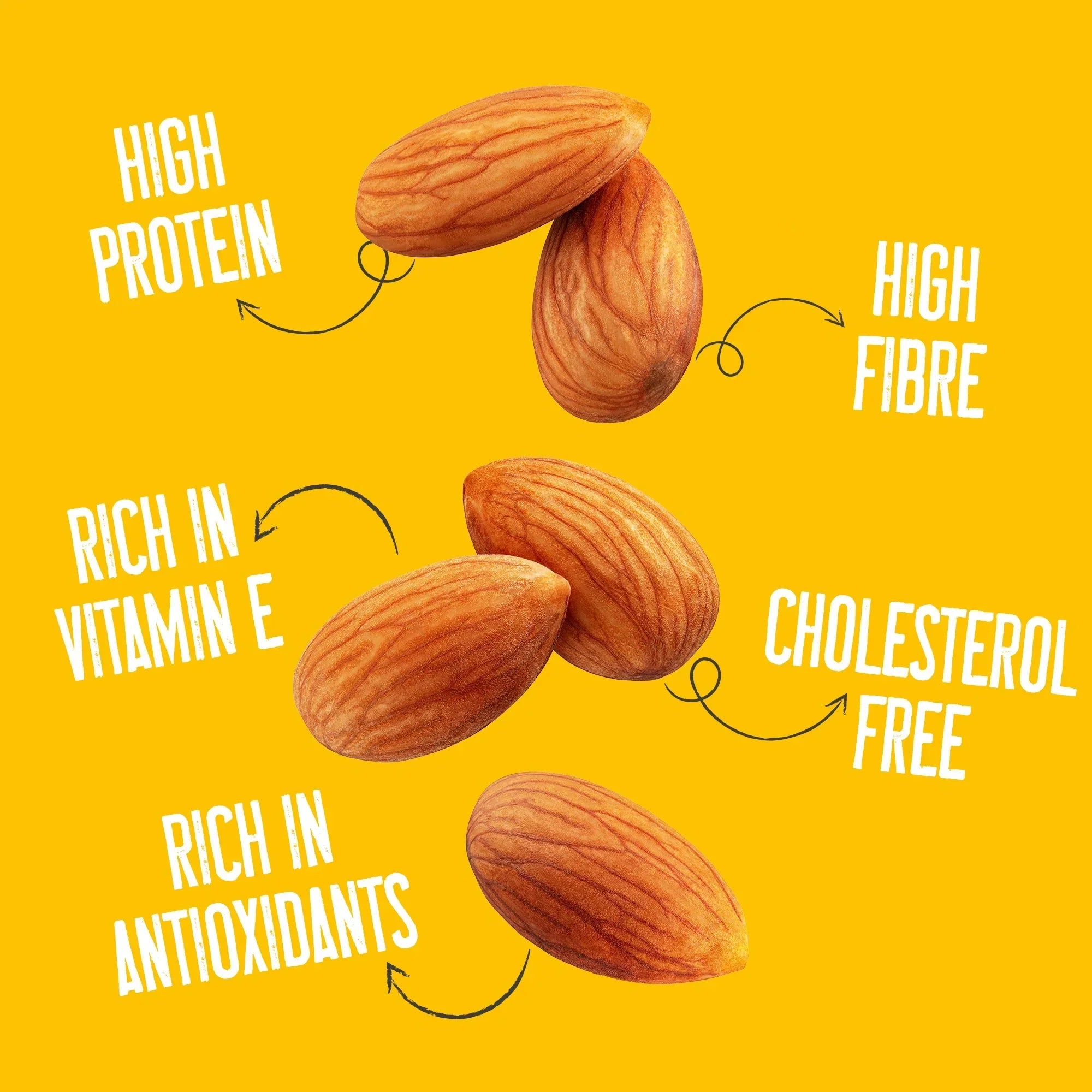 Yogabar California Almonds - 500 gms