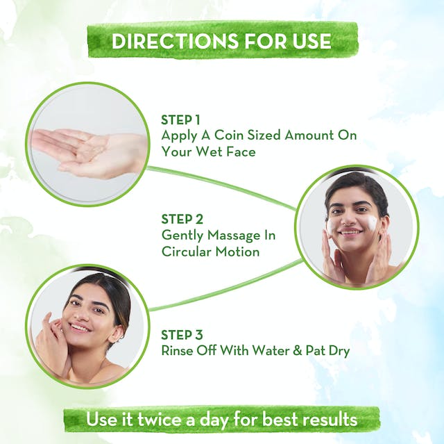 Mamaearth Aloe Vera Face Wash For Youthful Glow - 100 ml