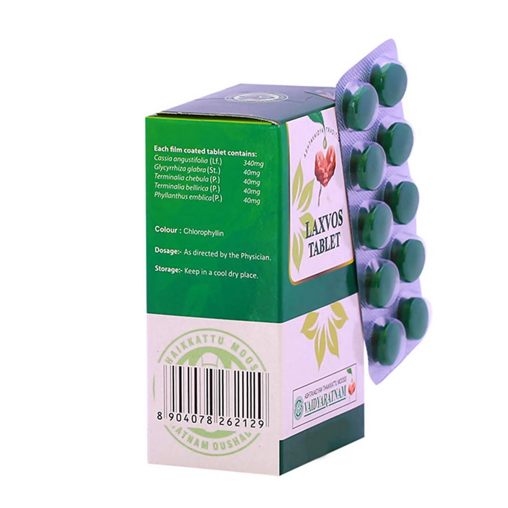 Vaidyaratnam Laxvos Tablets - 10 Tabs