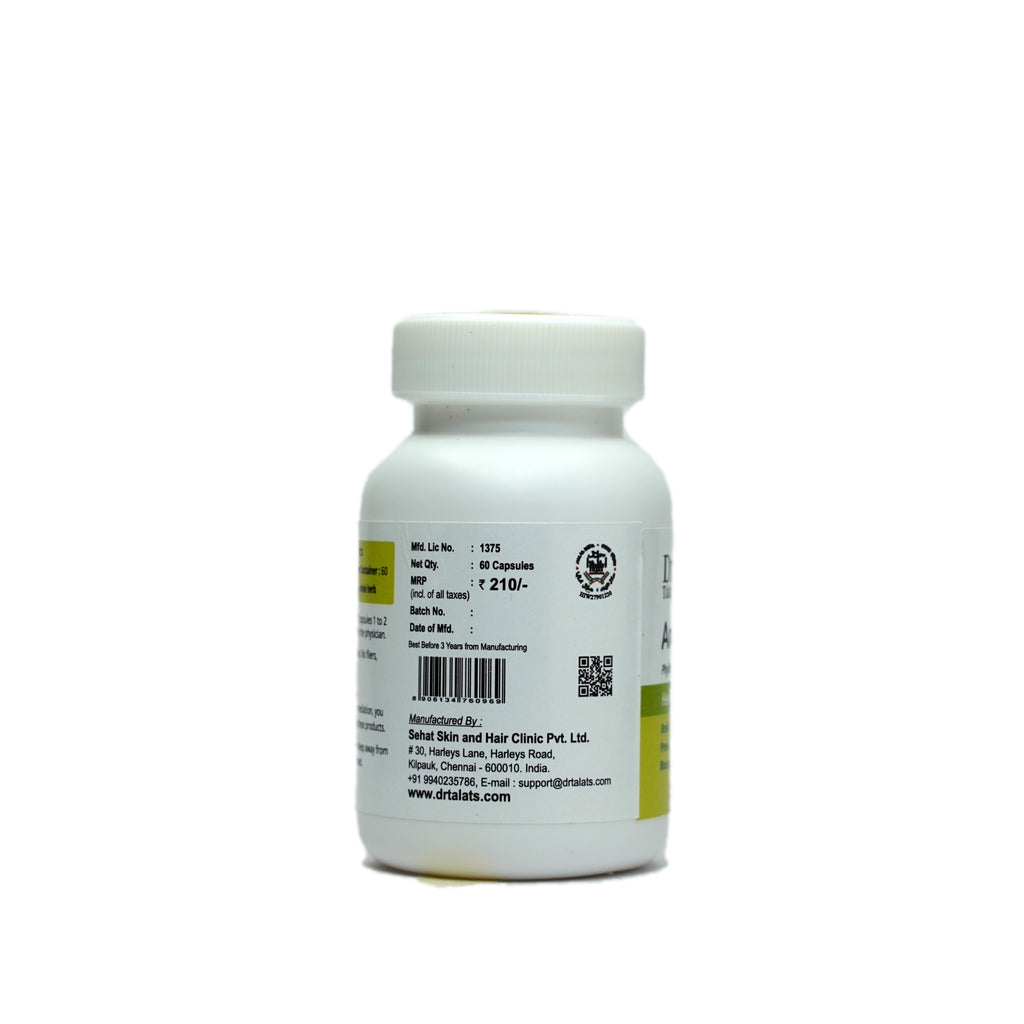 Dr. Talat's Amla - Natural Vitamin-C Supplement - 60 caps
