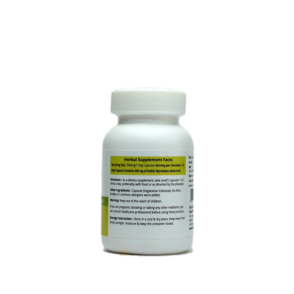 Dr. Talat's Amla - Natural Vitamin-C Supplement - 60 caps