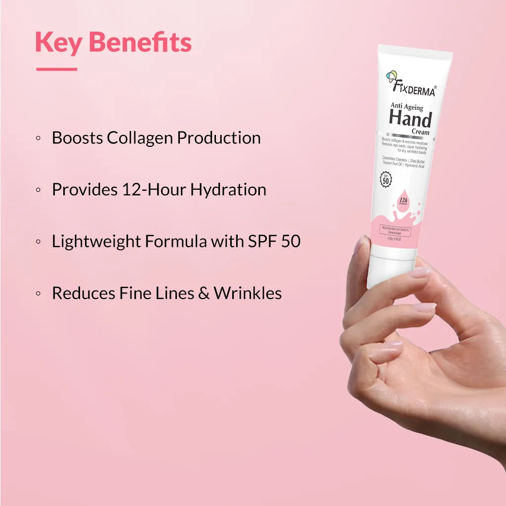 Fixderma Anti Ageing Hand Cream - 30 gms