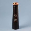 Ishalife Sadhguru Quote Copper Bottle Black - 750 ml