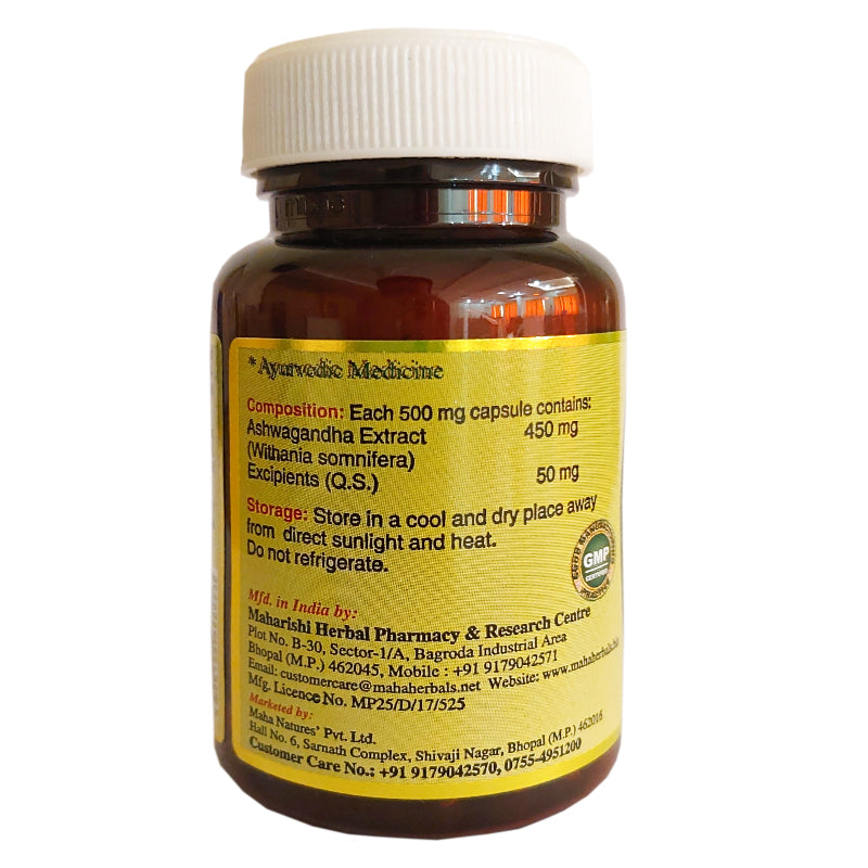 Maha Herbals Ashwagandha Extract Capsules - 60