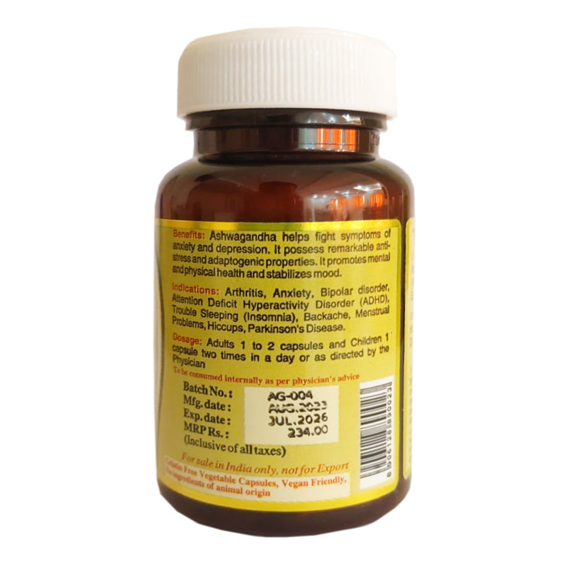 Maha Herbals Ashwagandha Extract Capsules - 60