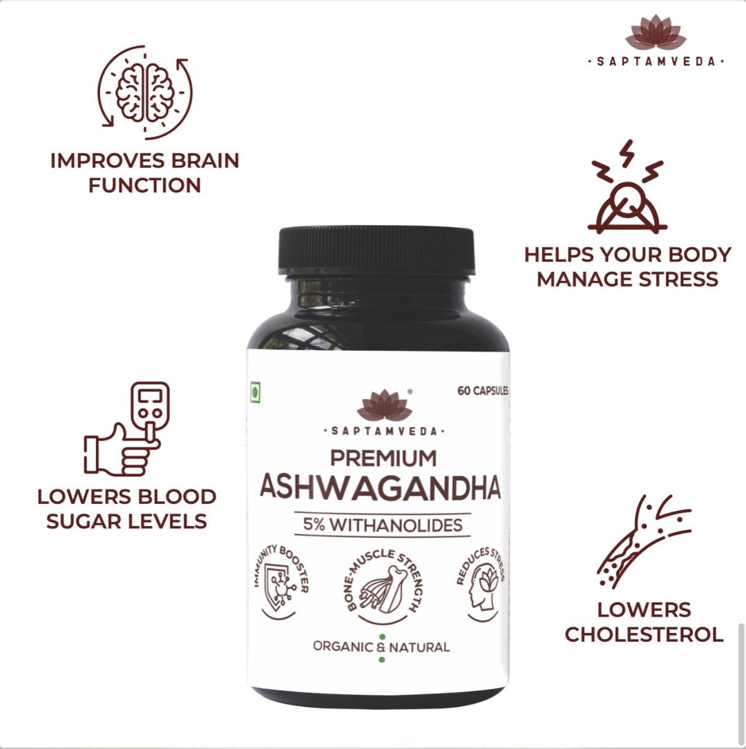 Saptamveda Ashwagandha - 60 tabs