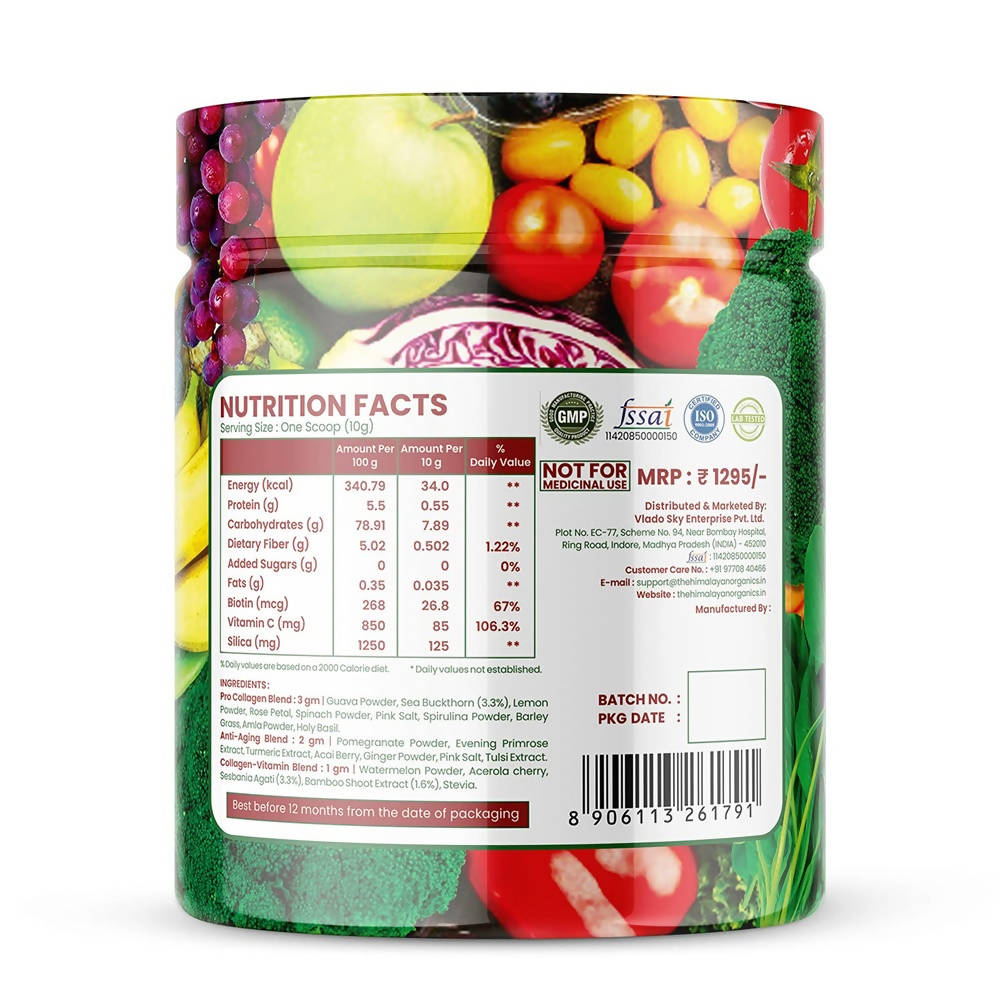 Himalayan Organics Plant Based Collagen Builder Powder - 250 gms
