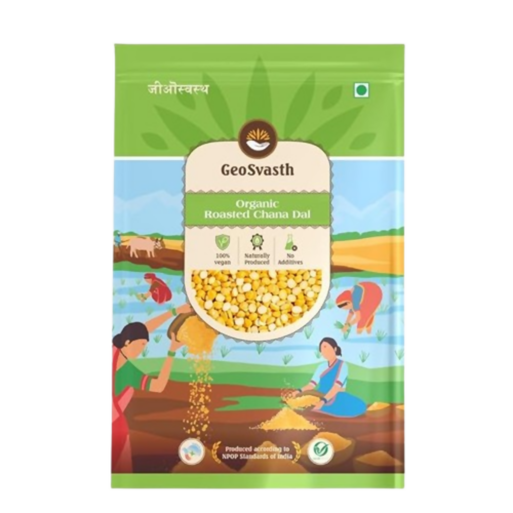 GeoSvasth Organic Roasted Chana Dal