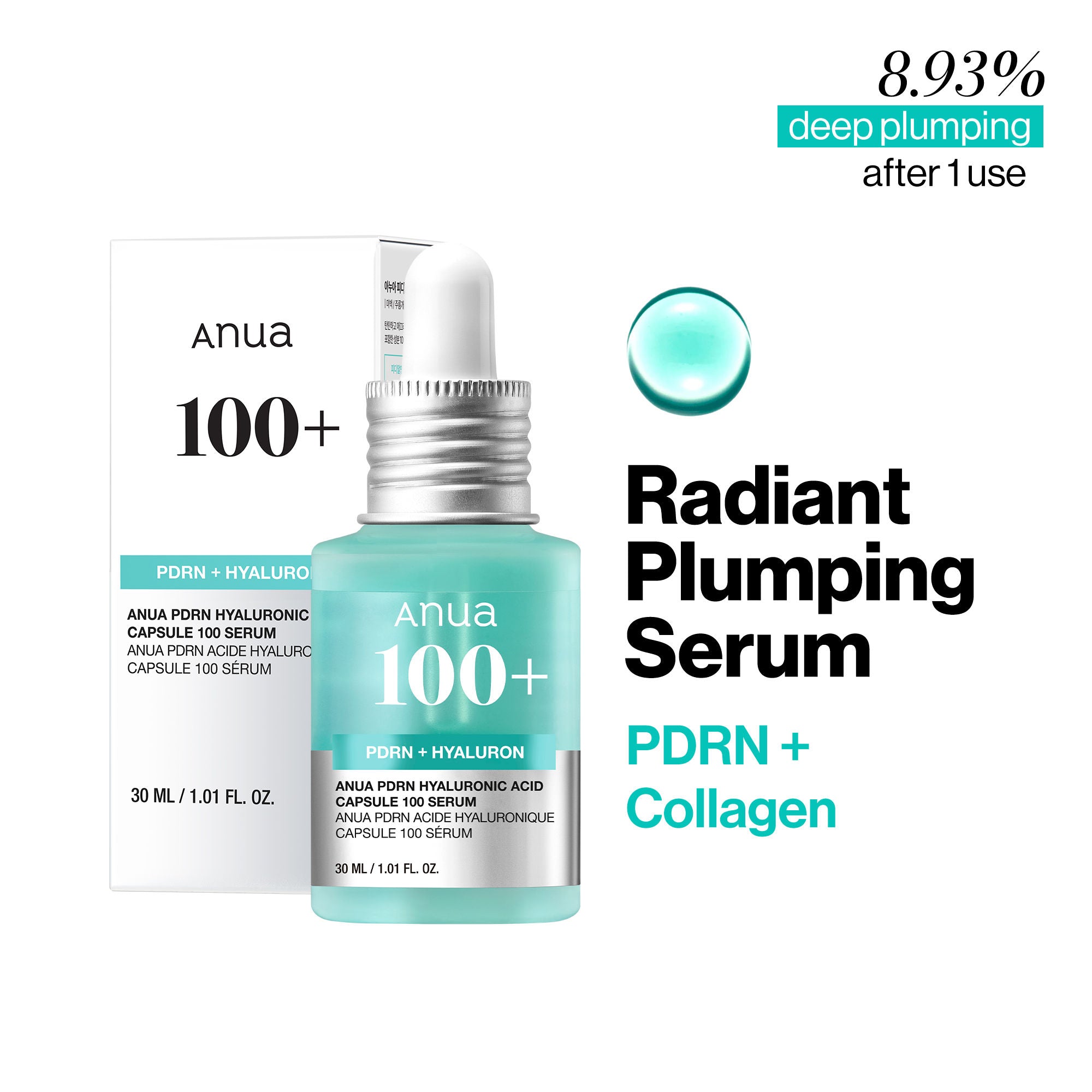 Anua Pdrn Hyaluronic Acid Capsule 100 Serum - 30 ml