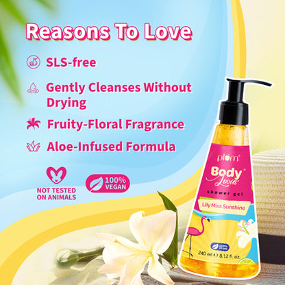 Plum BodyLovin Lily Miss Sunshine Shower Gel