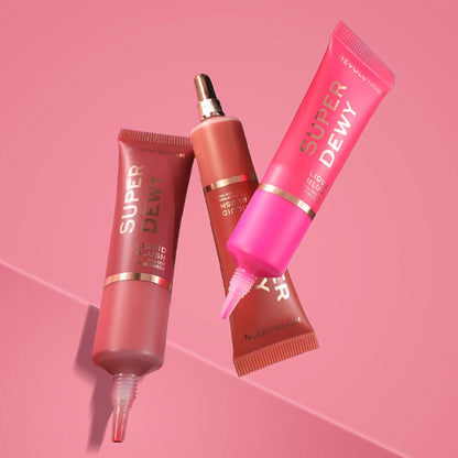 Makeup Revolution Superdewy Liquid Blusher - Ultra Pigmented-Dewy & Radiant Formula You Had Me At First Blush - You Got Me Blushing