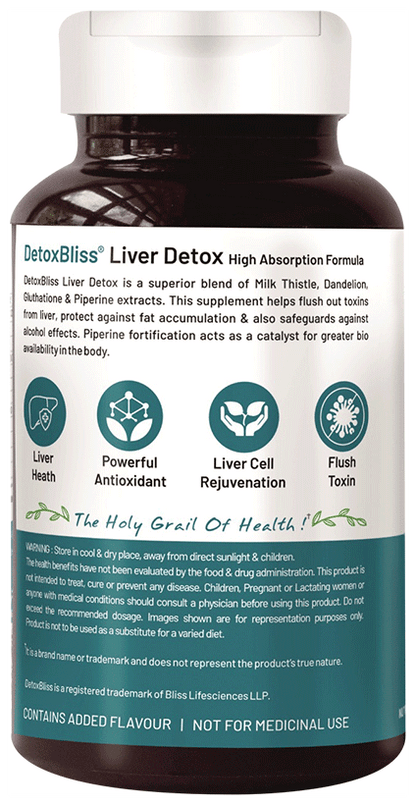 Bliss Welness Liver Detox Veg Tablet