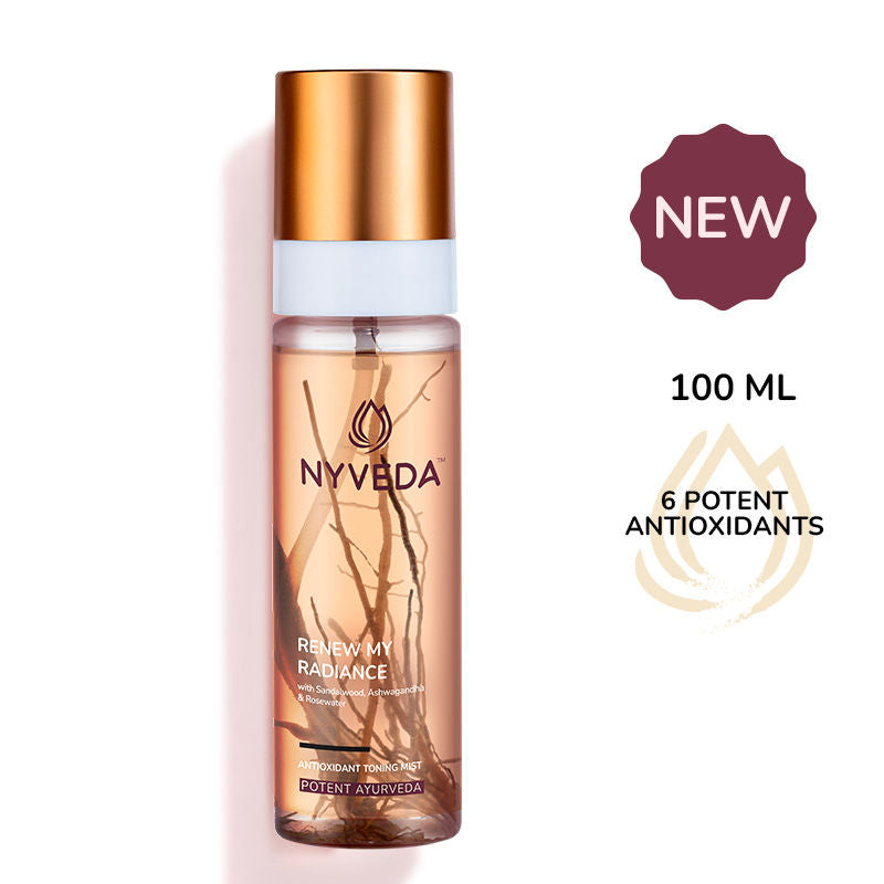 Nyveda Renew my Radiance Antioxidant Toning Mist with Rosewater - 100 ml