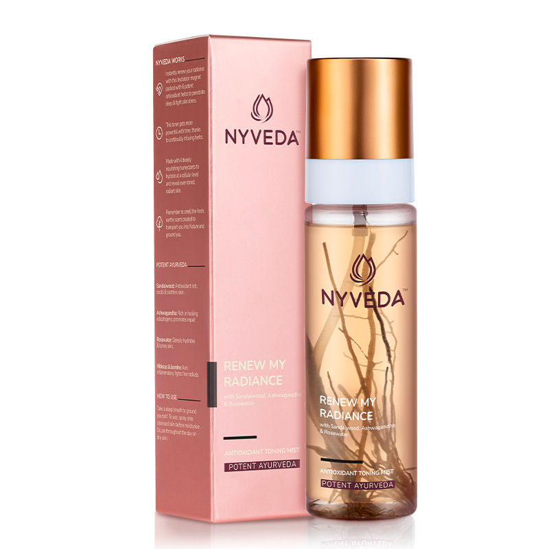 Nyveda Renew my Radiance Antioxidant Toning Mist with Rosewater - 100 ml
