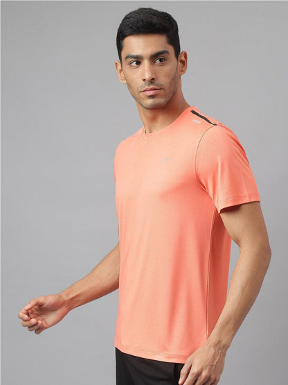 Alcis Round Neck Slim Fit Anti-Static T-Shirt
