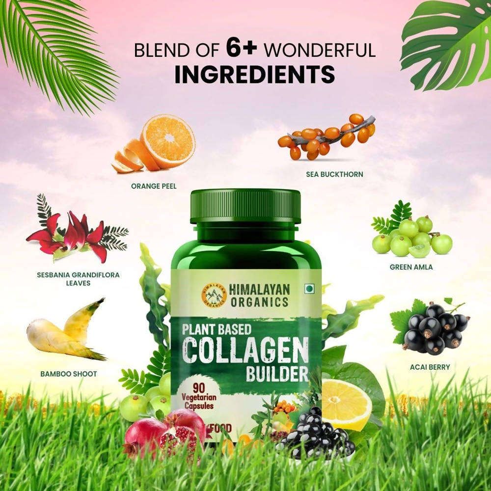 Himalayan Organics plant based Collagen Builder Whole Food Vegetarian - 90 tabs
