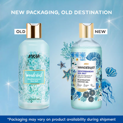 Wanderlust Shower Gels - Mediterranean-Sea-Salt