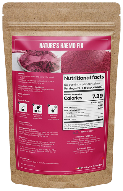 Ayura Origins Nature's Haemo Fix Powder