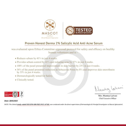 Proven Honest Derma (PHD) 2% Salicylic Acid Anti-Acne Serum