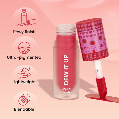 Swiss Beauty Dew It Up Liquid Blush - Cameo