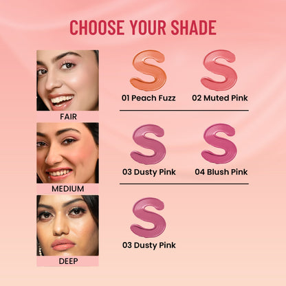 Swiss Beauty Dew It Up Liquid Blush - Cameo