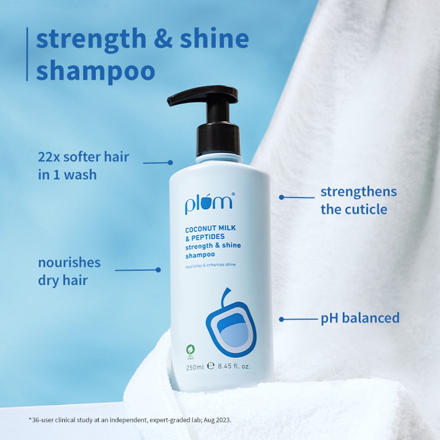 Plum Coconut & Peptides Strength & Shine Combo