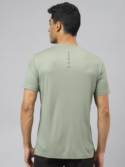 Alcis Men Drytech+ Anti-Static Slim-Fit Round Neck Running T-Shirt