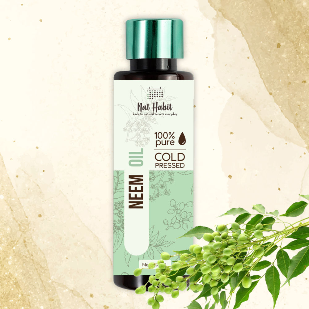 Nat Habit Pure Cold Pressed Neem Oil - 200 ml