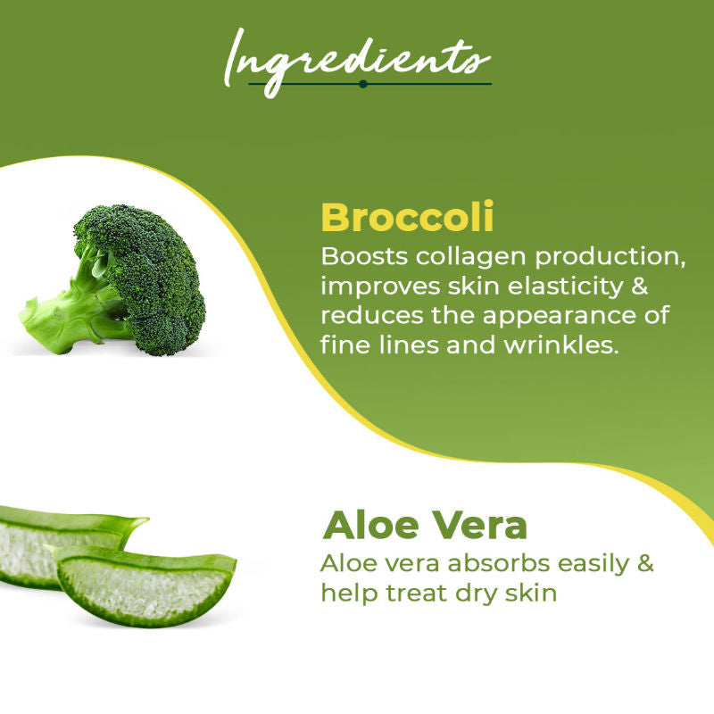 Organic Harvest Vitamin A Organic Face Toner with Broccoli & Aloe Vera - 100 ml