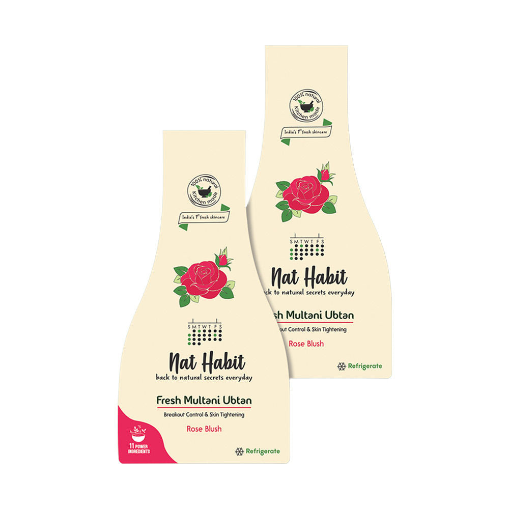 Nat Habit Rose Blush Multani Ubtan