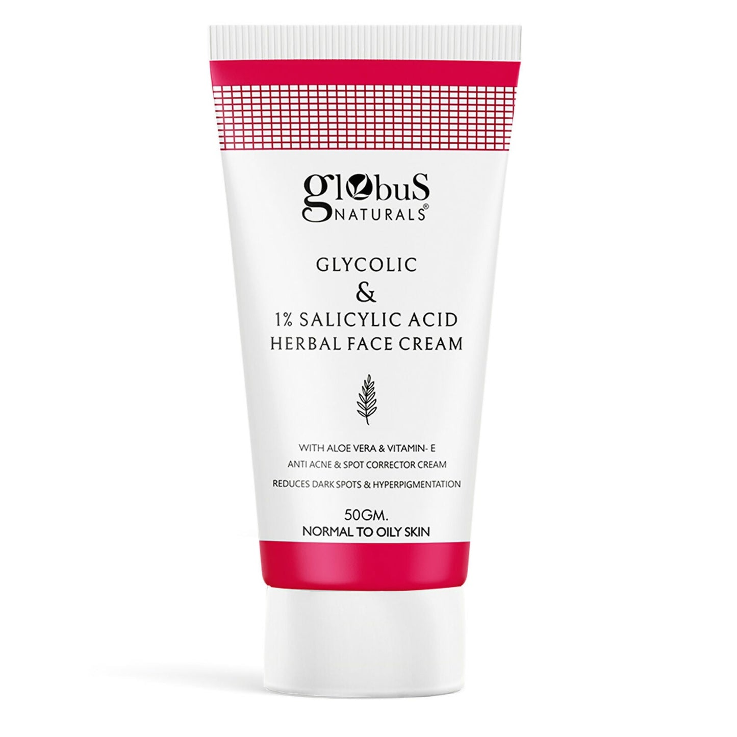 Globus Naturals Glycolic & 1% Salicylic Acid Herbal Anti Acne Face Cream
