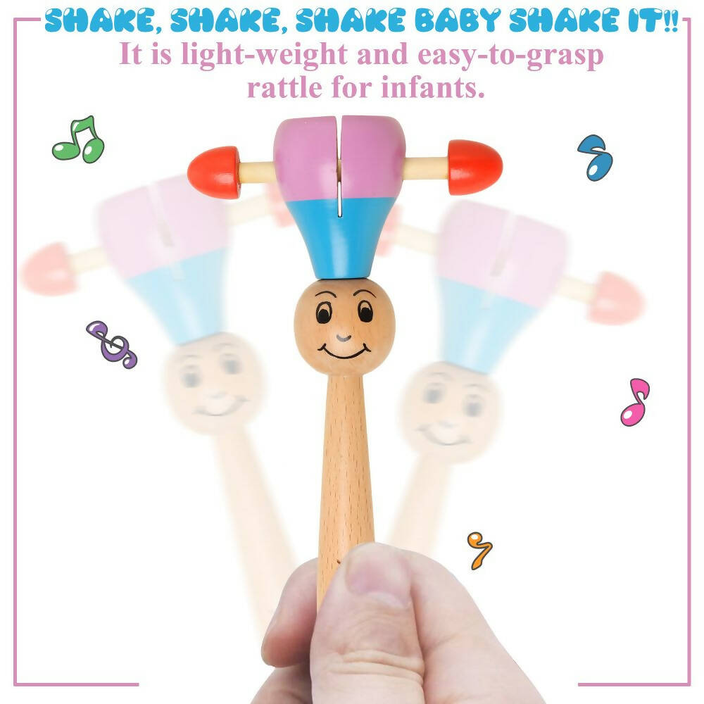 Matoyi Gifting Set - Wooden Baby Rattles