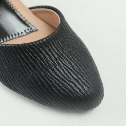 Tiny Bugs Girls Party Wear Ballerinas Heels - Black